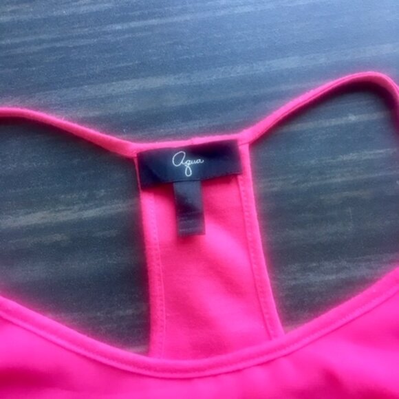 Aqua pink tank top blouse size xs - Picture 4 of 7